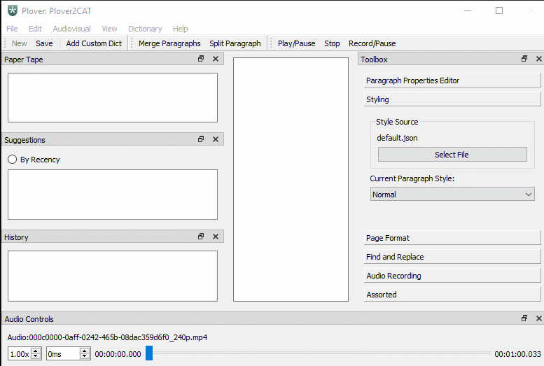 Show/Hide video window